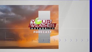 Friday evening weathercast [upl. by Codd]