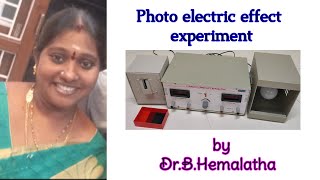 Photo electric effect experiment  Determination of Plancks constant and Work function [upl. by Allistir]