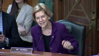 Senator Warren Questions CFPB Director Kraninger About Lack of Enforcement Action [upl. by Naquin]