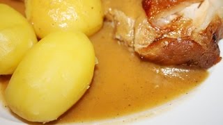 Schweinebraten im Ofen  Teil 2 Die Sauce [upl. by Kieger236]