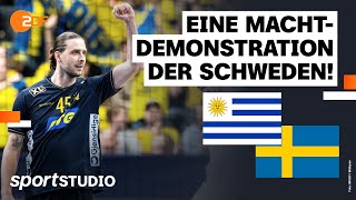 Uruguay – Schweden Highlights  HandballWM 2023  sportstudio [upl. by Ylek]