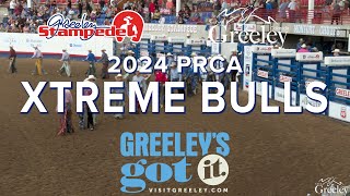 Maverick Potter wins the 2024 Greeley Stampede Xtreme Bulls Tour Stop [upl. by Craw]