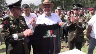 La exposición militar La Gran Fuerza de México llega al municipio de Uruapan [upl. by Malloch]