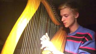 Tristesse  Chopin  harp cover [upl. by Aholla]