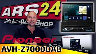 Pioneer AVHZ7000DAB  1DIN Autoradio mit ausfahrbarem Display  CarPlay und Android Auto  ARS24 [upl. by Gokey]