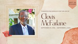 Thanksgiving Service for the life of Clovis McFarlane [upl. by Inobe866]