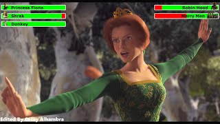 Princess Fiona vs Robin Hood amp Merry Men with healthbars [upl. by Leiruh]