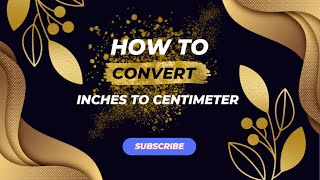 CONVERT INCHES TO CENTIMETER IN MICROSOFT WORD WITH QUICK EASY WAY [upl. by Amilb]