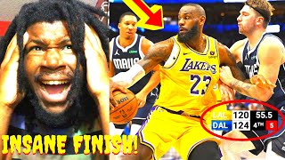 LAKERS VS MAVERICKS REACTION DALLAS MAVERICKS VS LOS ANGELES LAKERS HIGHLIGHTS REACTION 2023 [upl. by Lyrac]