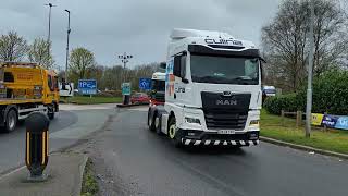 trucks at lymm services 280324 [upl. by Warfore4]