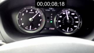 Lexus ES350 Performance Test 120 MPH  Review [upl. by Selena]