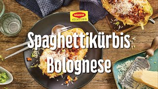 Spaghettikürbis Bolognese [upl. by Redla]