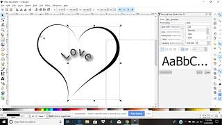 Inkscape drawing and text formatting [upl. by Carpio133]