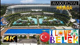 4K MAXX ROYAL BELEK GOLF RESORT 2024 ЛИЧНОЕ МНЕНИЕ GOOD BEACH HOTEL ANTALYA TURKEY [upl. by Ris42]