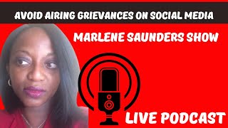 Avoid Airing Grievances On Social Media [upl. by Fleischer463]