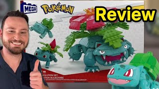 MEGA’s Bulbasaur Evolution Set Review [upl. by Ecinue]