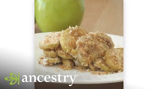 Scalloped Apples  Recipe Records  Ancestry [upl. by Dieterich810]