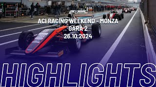 Italian F4  HIGHLIGHTS  ARW Monza  Gara 2 [upl. by Milena774]