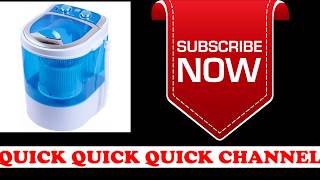 Easymaxx mini washing machine mini review With Quick Quick Quick Channel [upl. by Uel]