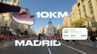 my first 10k official race  ponle freno Madrid [upl. by Leirej]