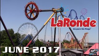 La Ronde June 2017 Park Footage [upl. by Assek]