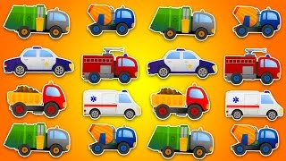 Automóviles Camiones Dibujos animados Bomberos truck 30 minutos Videos para niños Coches [upl. by Pollitt]