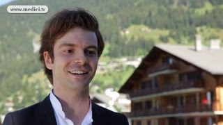 2012 Verbier Festival  interview 17  David Kadouch [upl. by Sadnalor]