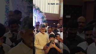 Chandrababu taking selfie jd lakshmi narayana daughter reception youtubeshorts gsstylishofficial [upl. by Holmun]