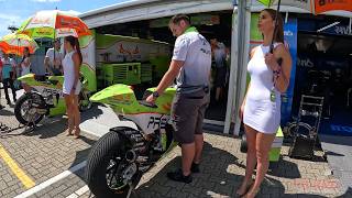 Moto GP TT Assen 2024 Grid Girls Bikes and Crazy Campsite [upl. by Charline644]