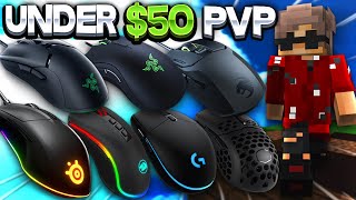 Top 7 BEST BUDGET PvP Mice For Minecraft PvP 2021  Butterfly amp Jitter Clicking Under 50 [upl. by Izawa825]