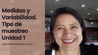 APRENDE las 👉MEDIDAS de VARIABILIDAD👈 de Estadística Unidad 1 Parte 1 [upl. by Aryad]