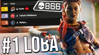 IM NUMBER 1 LOBA IN SEASON 20 I THINK  Apex Legends Kill Grind [upl. by Bille493]