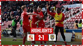 Extended Highlights Swindon Town vs Notts County [upl. by Arabel]