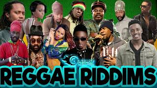 2015 2018 Best Of Reggae Riddims Tarrus RileyJah CureRomain VirgoBusy SignalAlaineChris Martin [upl. by Oirtemed]