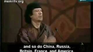 Gaddafi Speech  US Invasion of Iraq [upl. by Oalsecnew]