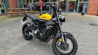 Yamaha XSR 900 ABS MTM 850 Yellow walkaround with engine sound for sale [upl. by Alimac397]