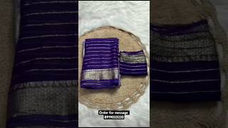 Viscose Georgette saree price 1099 please do subscribe trending sarees shorts viralonline [upl. by Neville]