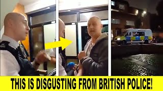 DISGUSTING As Footage Shows UK Police Arresting Man For Saying ‘I Don’t Want Palestine Flags In UK’ [upl. by Sletten575]