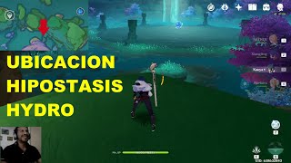 LOCALIZACIÓN UBICACION HIPOSTASIS HYDRO COMO LLEGAR A LA ENTRADA GENSHIN IMPACT 2023 ESPAÑOL [upl. by Millwater]