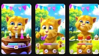 Talking ginger  happy mood  funy time  talkingcat  talkingtom [upl. by Liauqram240]