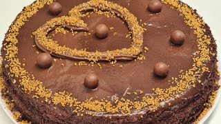 GÂTEAU DANNIVERSAIRE XXL AU CHOCOLAT TRES FACILE [upl. by Orferd806]