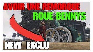 EXCLU GTA5 COMMENT AVOIR UNE REMORQUE ANTI AERIENNE AVEC ROUE BENNYS [upl. by Dyer]