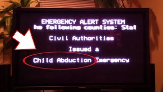 5 Scariest Amber Alerts Interruptions On TV [upl. by Stevena]