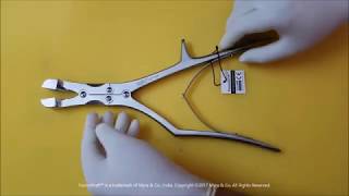 FusionKraft™ Sauerbruch Bone Rongeur Forceps [upl. by Esiralc]