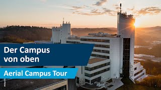 Campus der Uni Siegen von oben  Aerial Campus Tour [upl. by Kuhlman978]