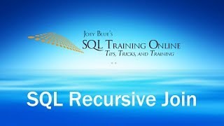 SQL Recursive Join with CTE Part 2  Quick Tips Ep60 [upl. by Minabe]