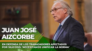 Aizcorbe en defensa de los trabajadores afectados por silicosis necesitamos unificar la norma [upl. by Moyna]