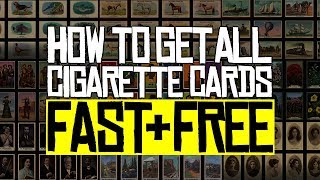 Get All Cigarette Cards FAST  FREE  Quick Guide  Red Dead Redemption 2 [upl. by Klingel]