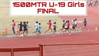 1500 MTR U19 GIRLS FINAL MAHARASHTRA STATE SCHOOL ATHLETIC MEET 2024 DERVAN RATNAGIRI [upl. by Lyrad]