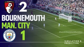 BOURNEMOUTH 21 MANCHESTER CITY • Highlights • Premier League 2425  SimulationRecreation [upl. by Aracal561]